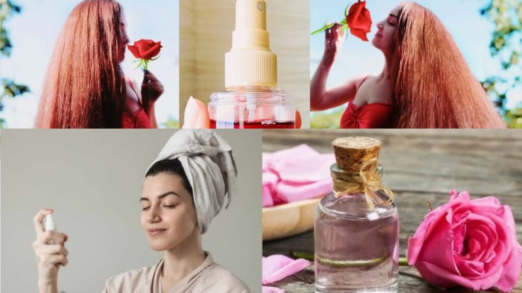 can i use rose water on my hair everyday