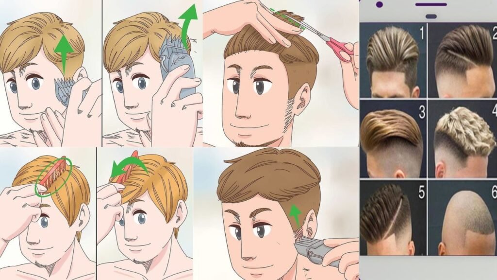 how to cut your own hair men